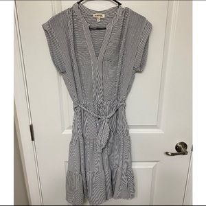 Grey and White sun dress